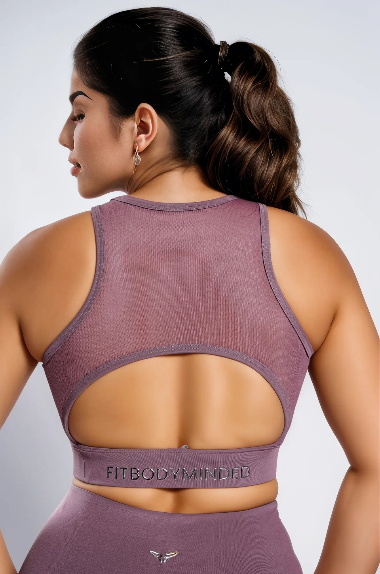 U Shape Premium Sports Bra - Lavender