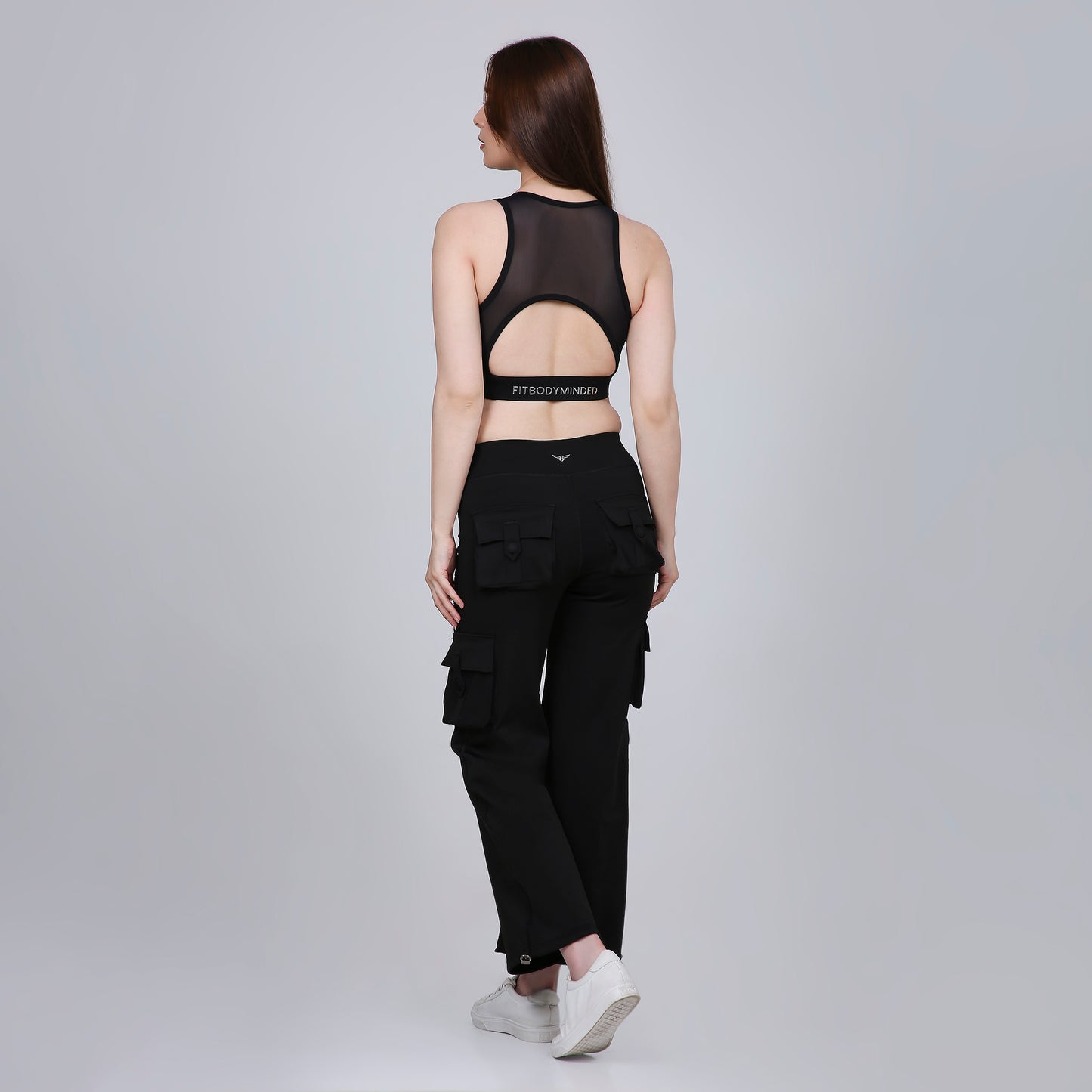 HYBRID CARGO PANTS - BLACK