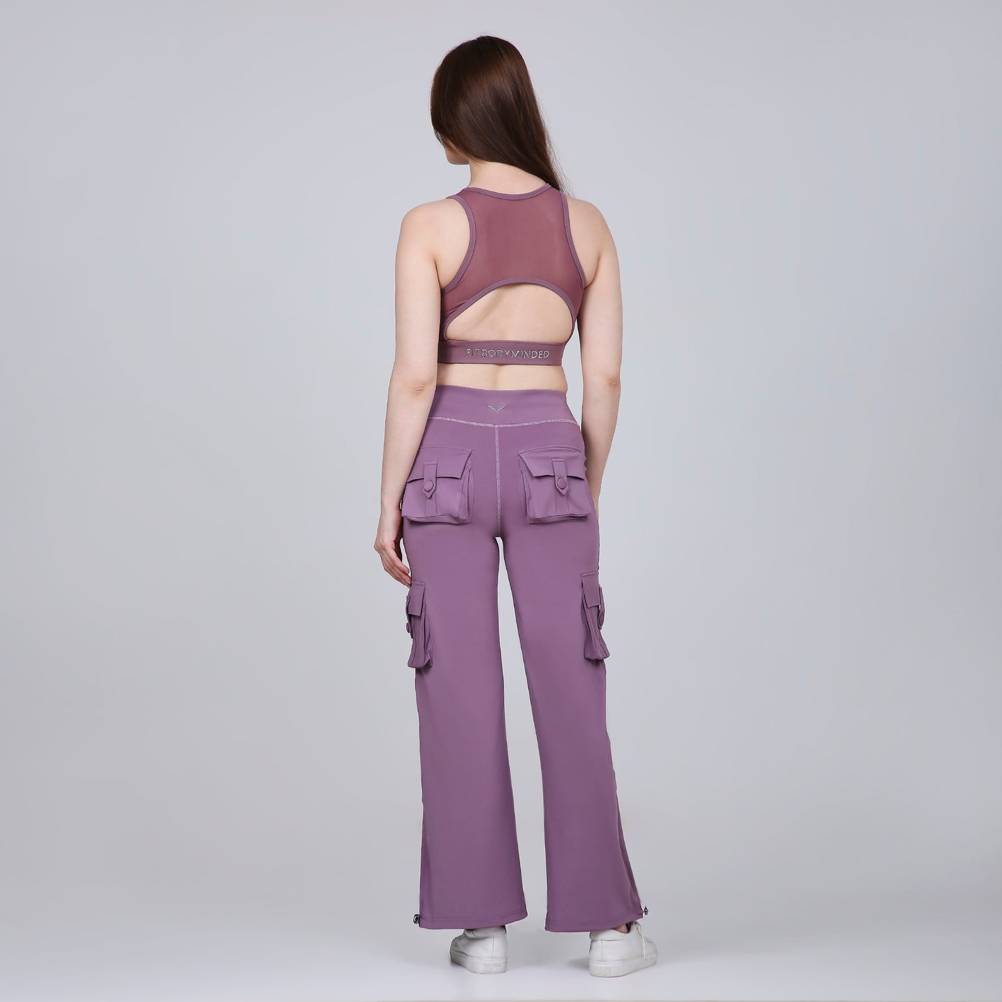 HYBRID CARGO PANTS - LAVENDER