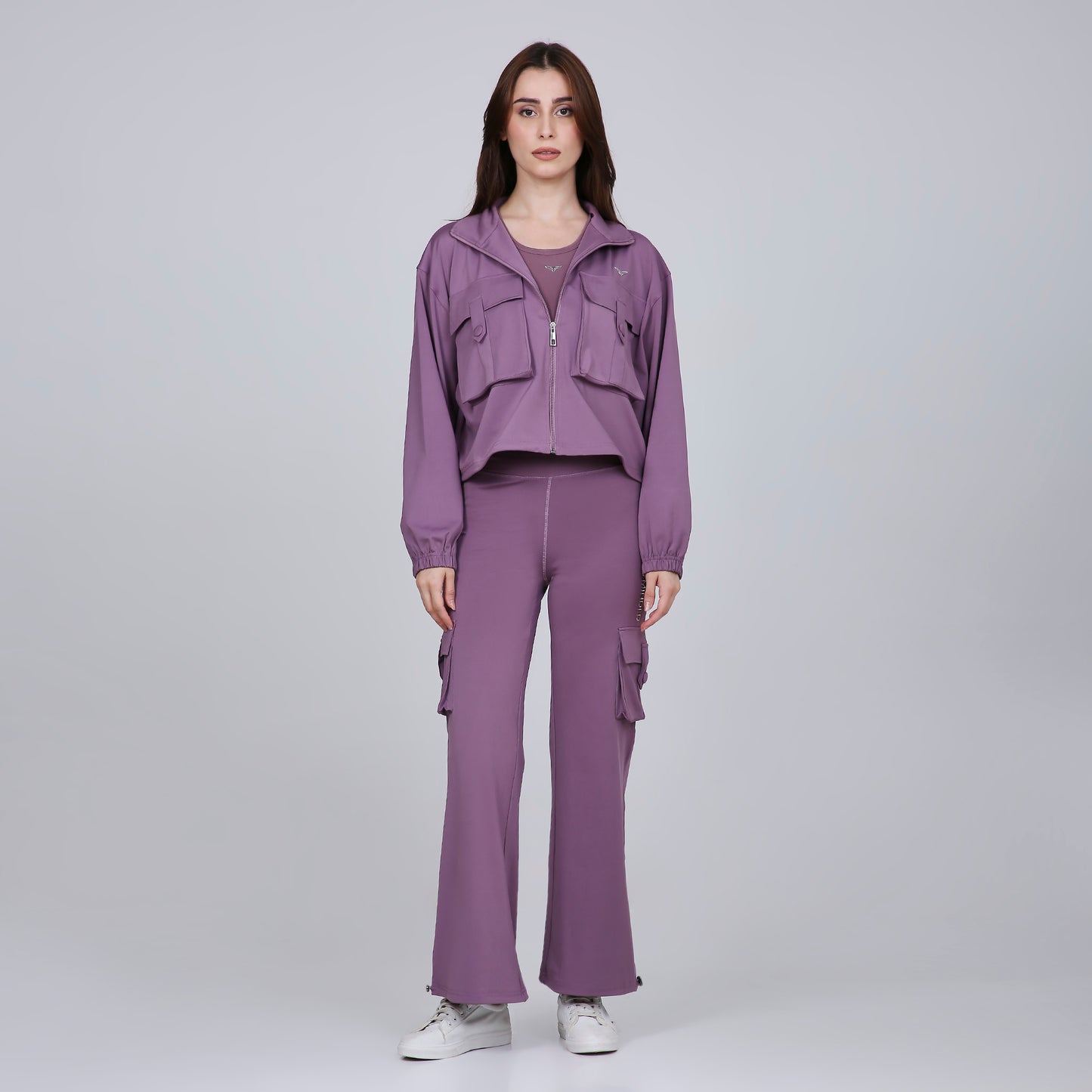 HYBRID CARGO JACKET - LAVENDER
