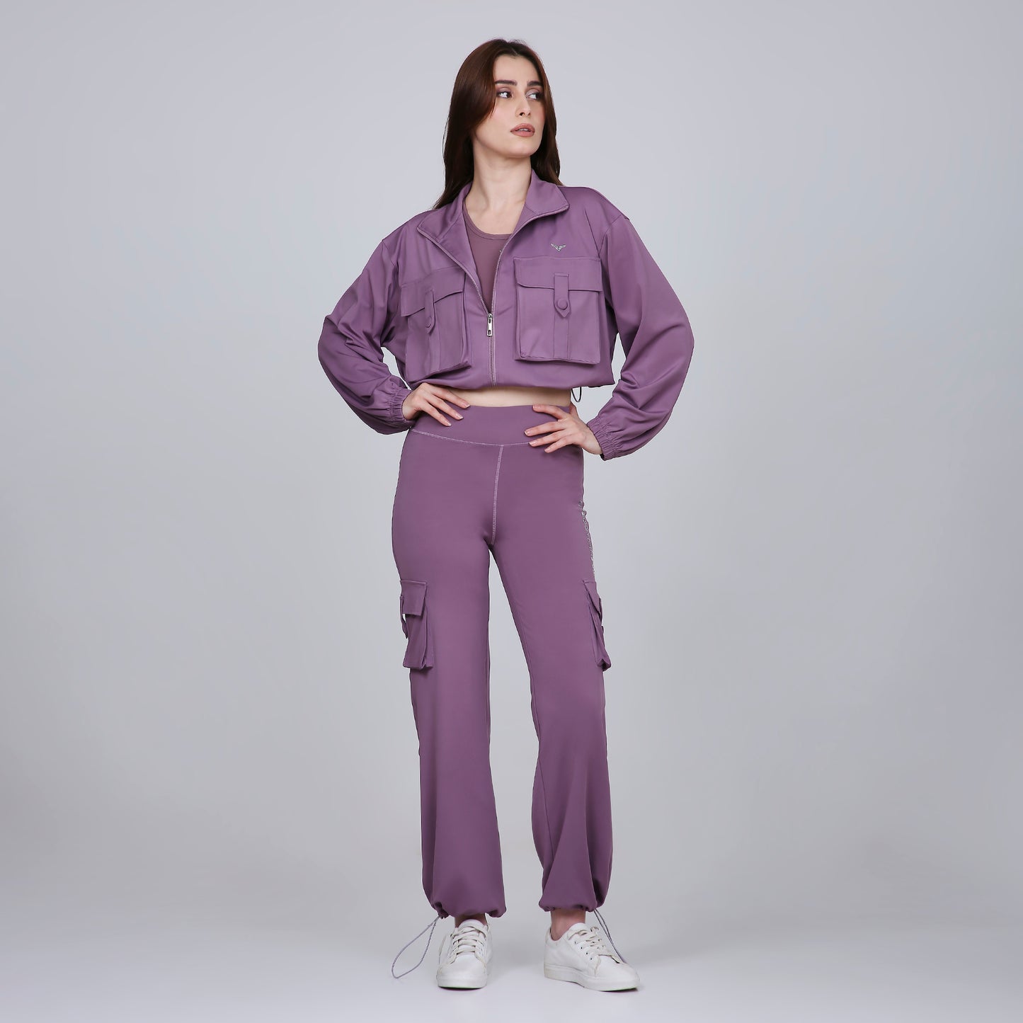 HYBRID CARGO JACKET - LAVENDER