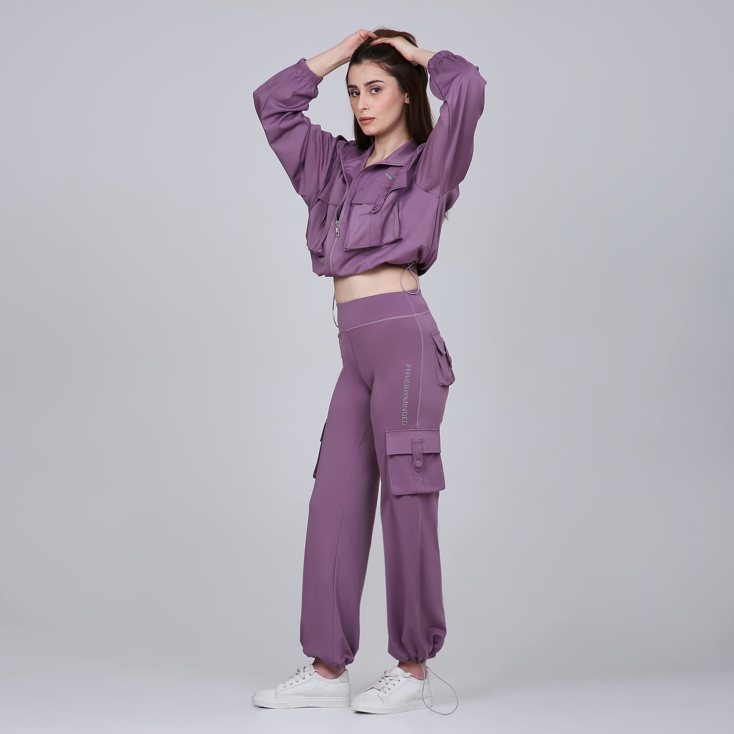 HYBRID CARGO JACKET - LAVENDER