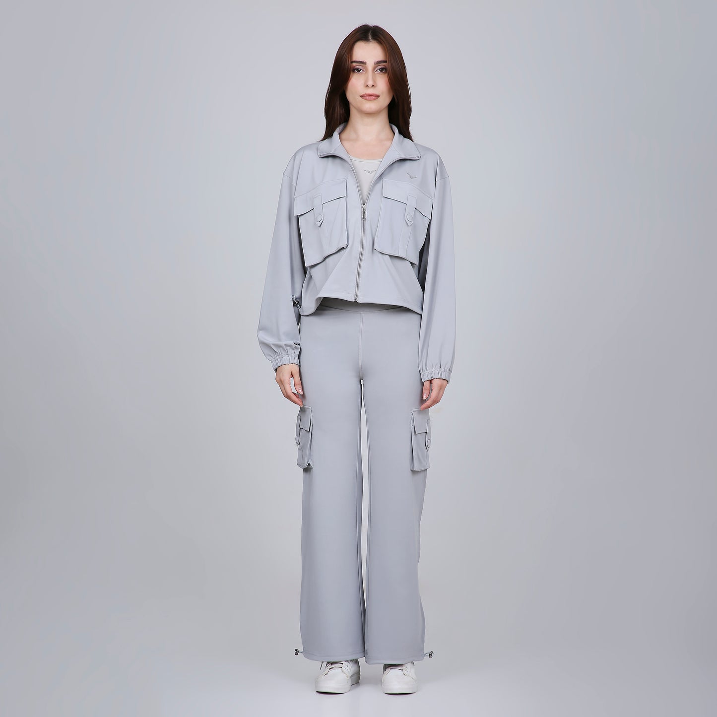 HYBRID CARGO PANTS - GREY