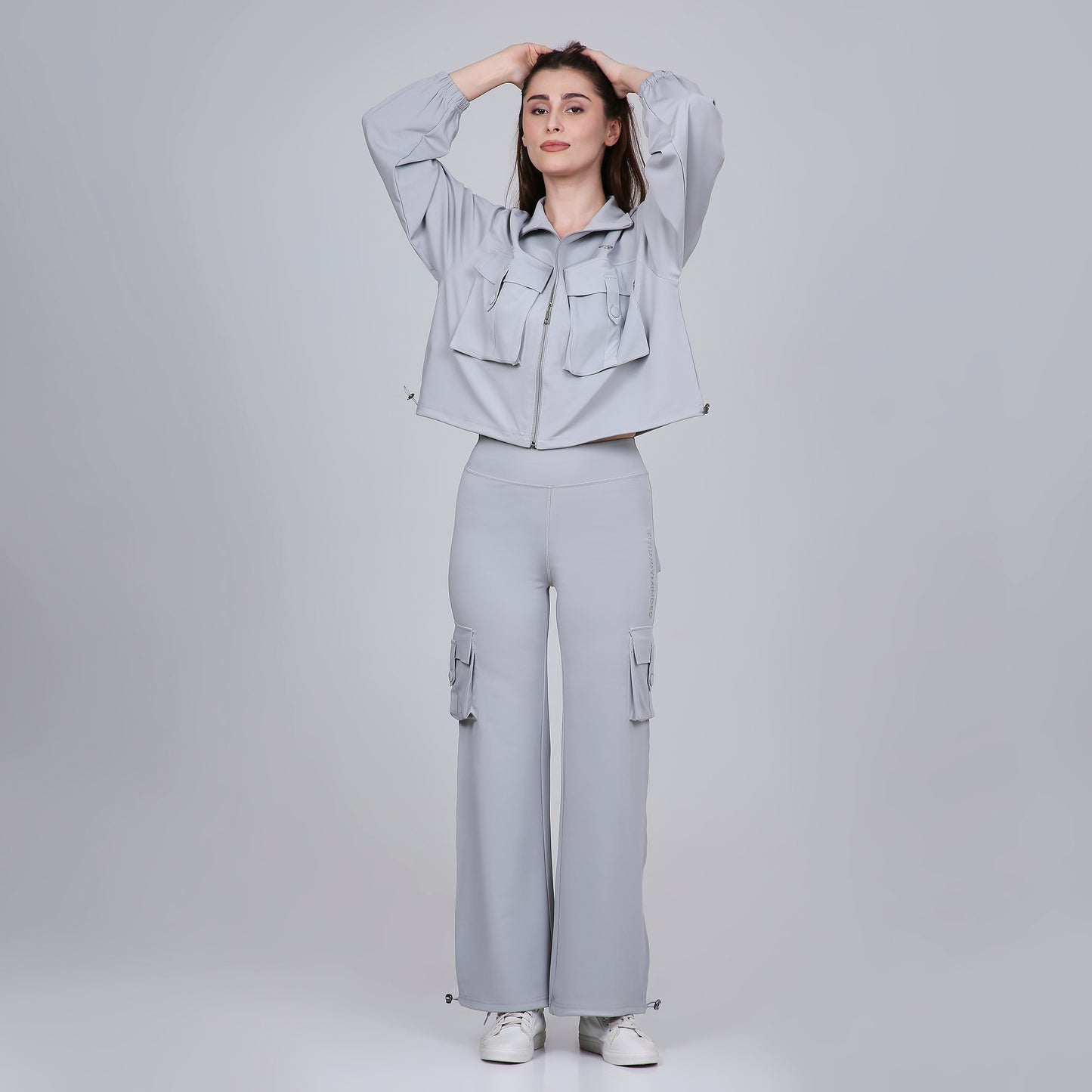 HYBRID CARGO PANTS - GREY