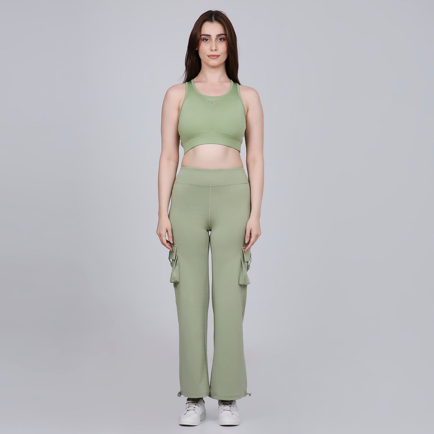 HYBRID CARGO PANTS - SAGE GREEN