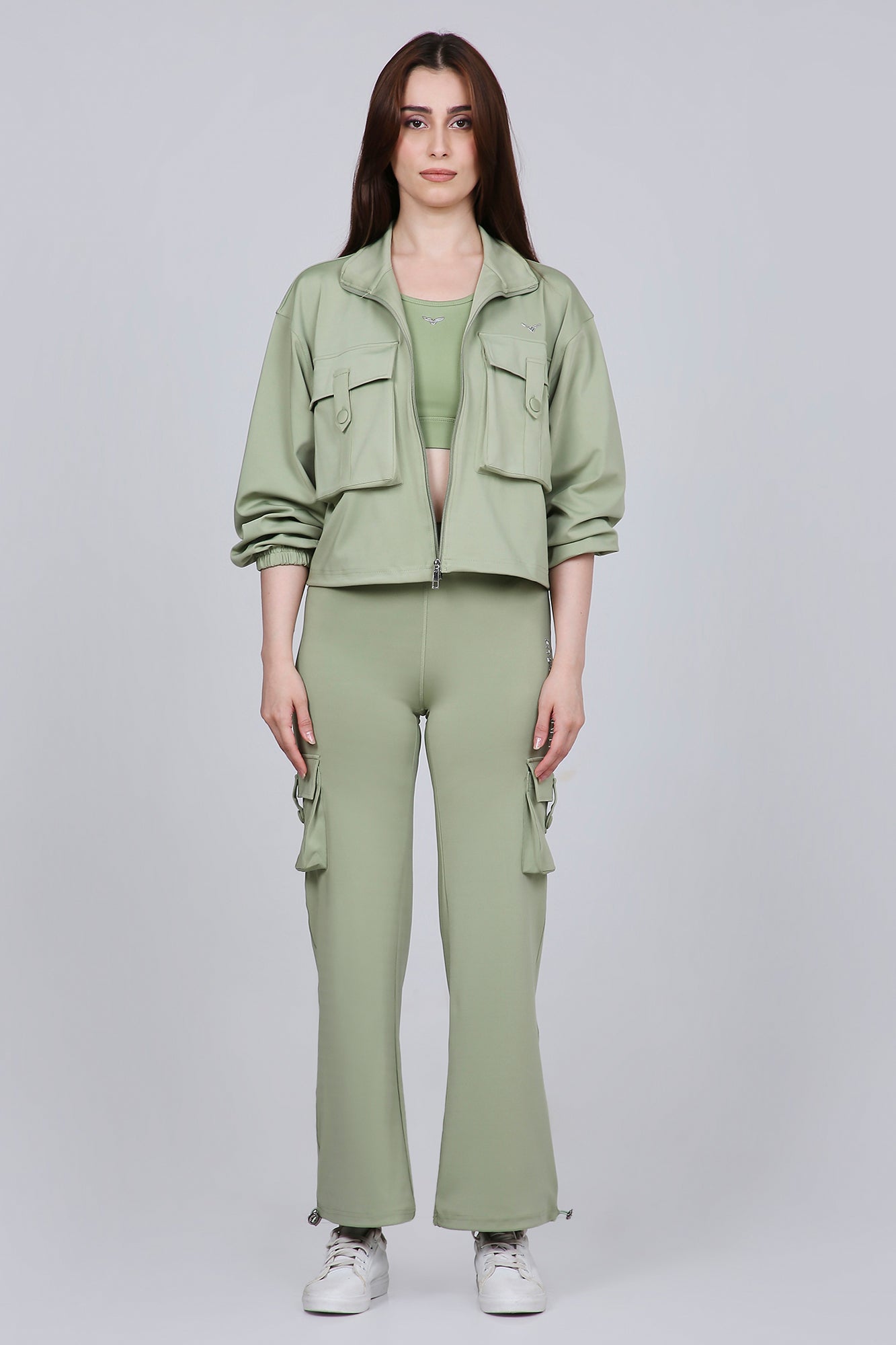 HYBRID CARGO JACKET - MATCHA – Fitbodyminded
