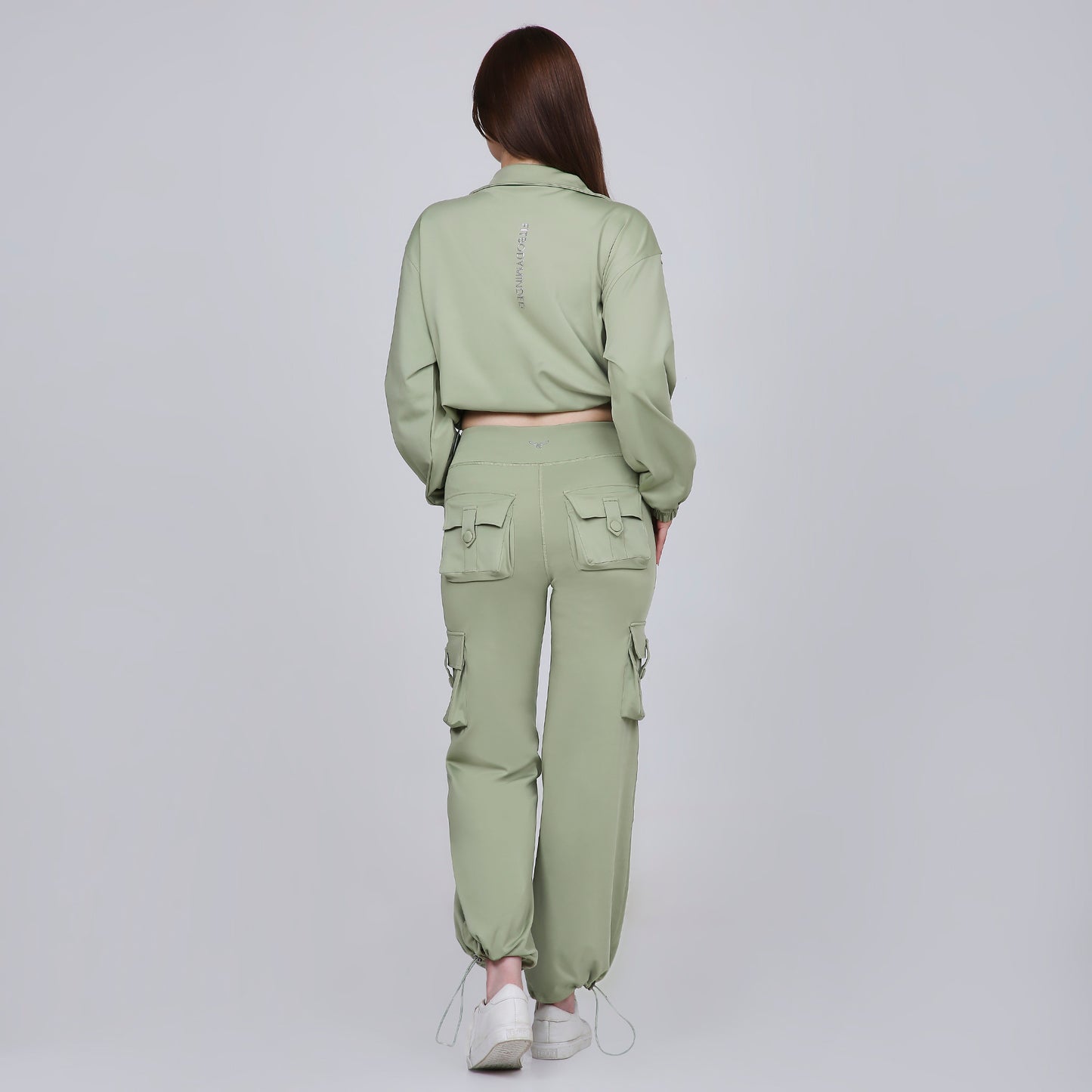HYBRID CARGO JACKET - SAGE GREEN