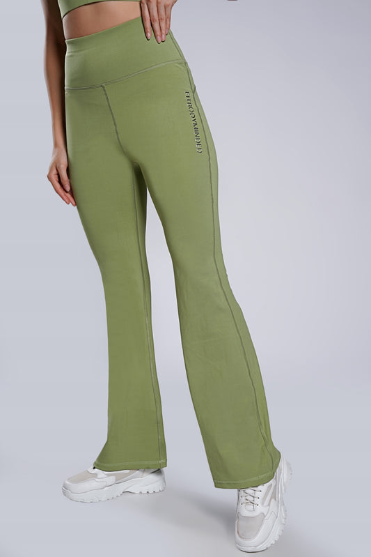 Your Flare Premium Yoga Pants - MATCHA