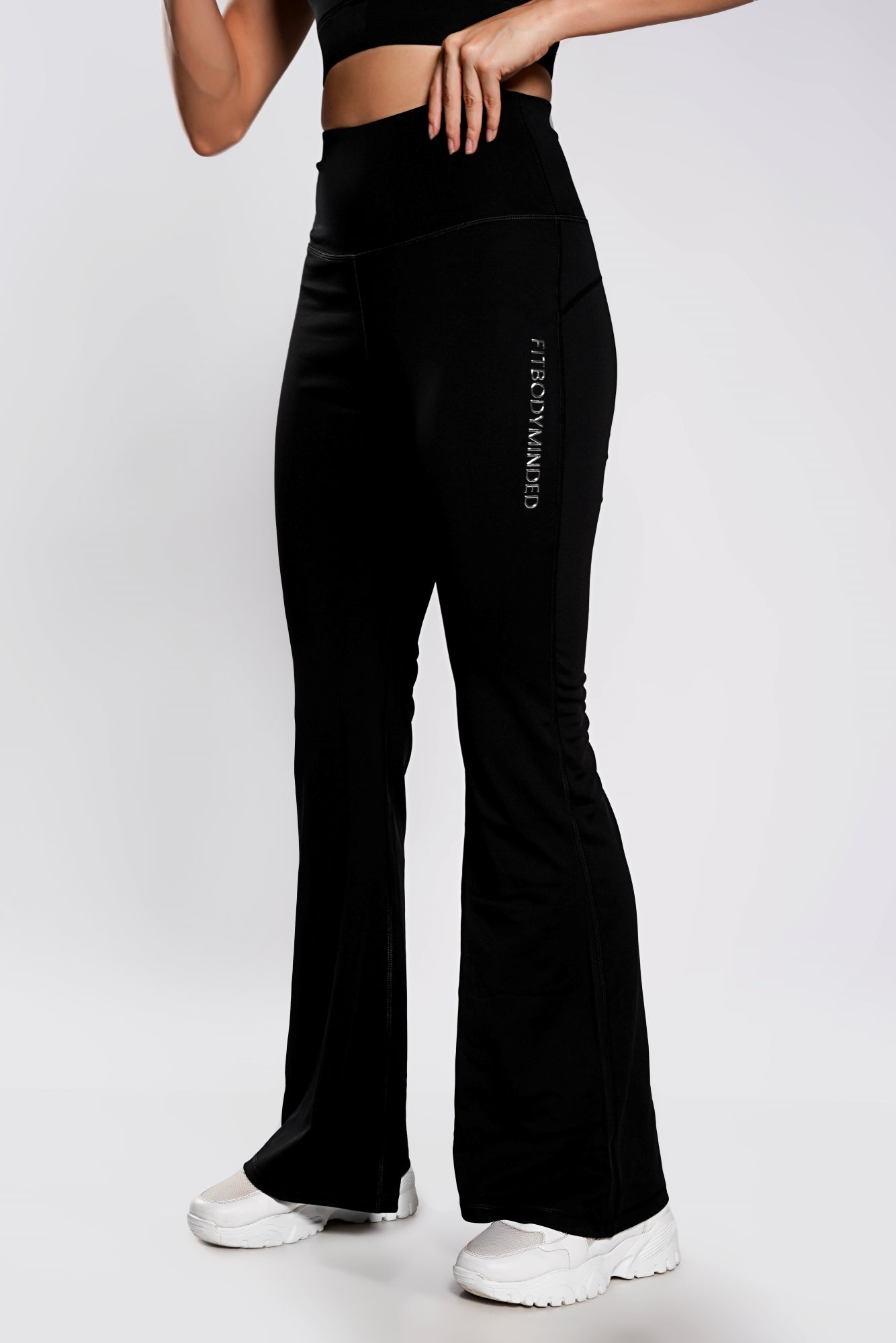 Your Flair Premium Yoga Pants Black Fitbodyminded