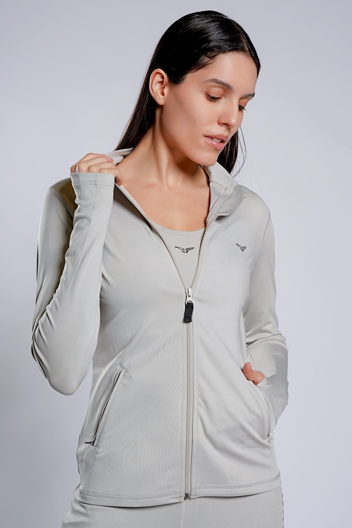 Premium On The Go Jacket - Grey