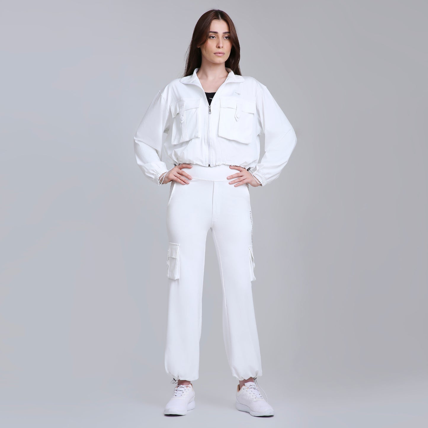 HYBRID CARGO JACKET - WHITE