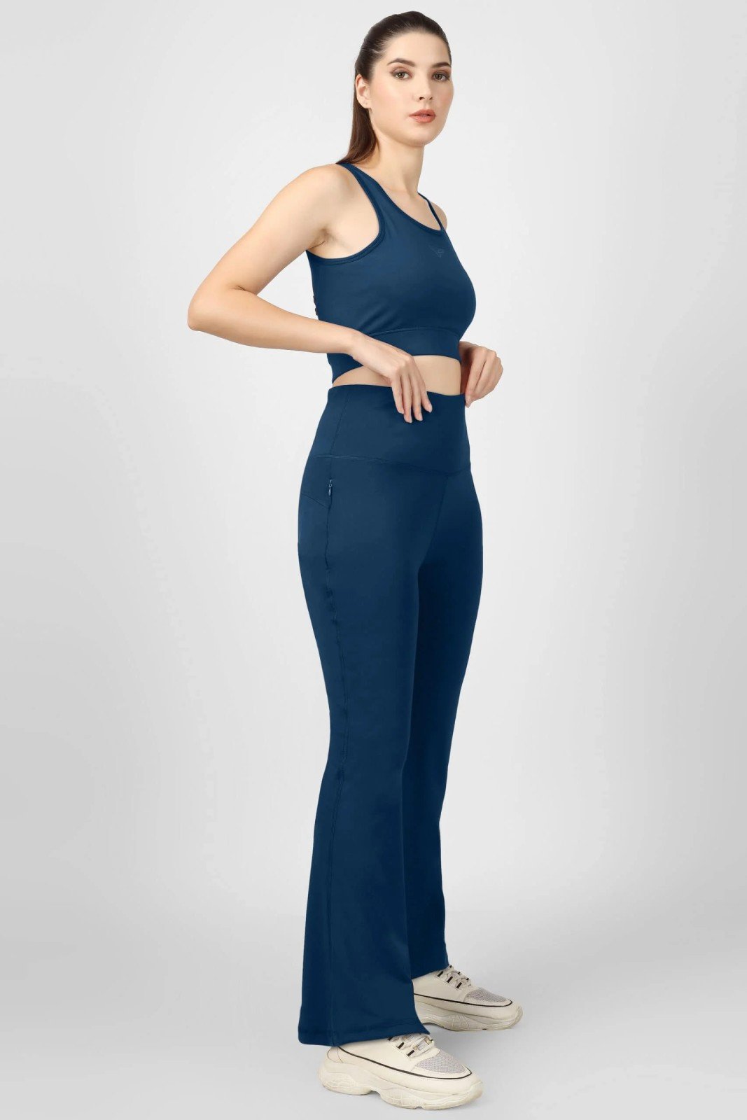 Your Flair Yoga Blue Pants (2)