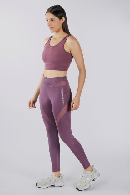 MESH ATTACK Leggings - Lavender