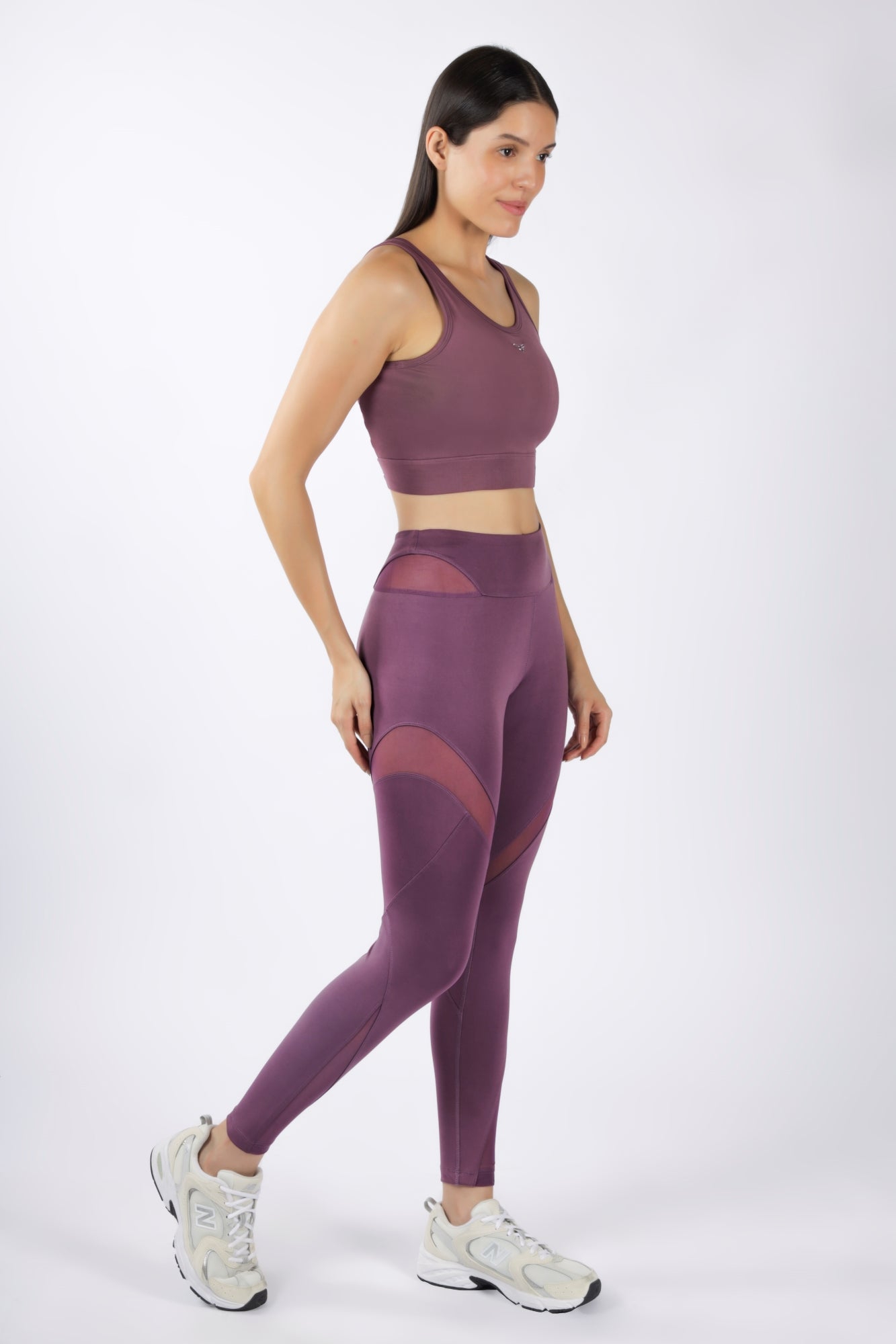 MESH ATTACK Leggings - Lavender