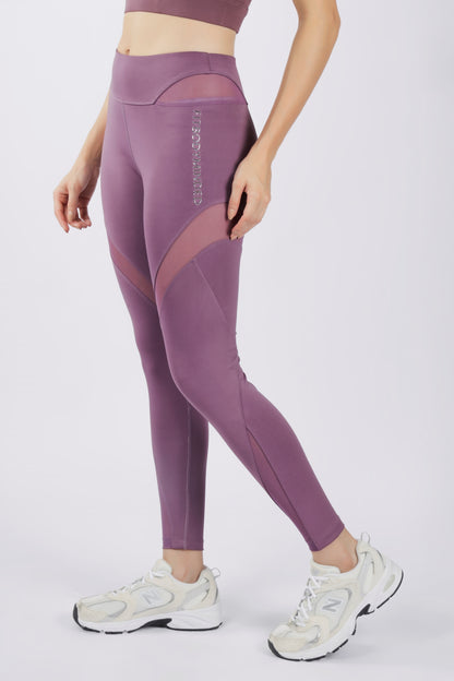 MESH ATTACK Leggings - Lavender