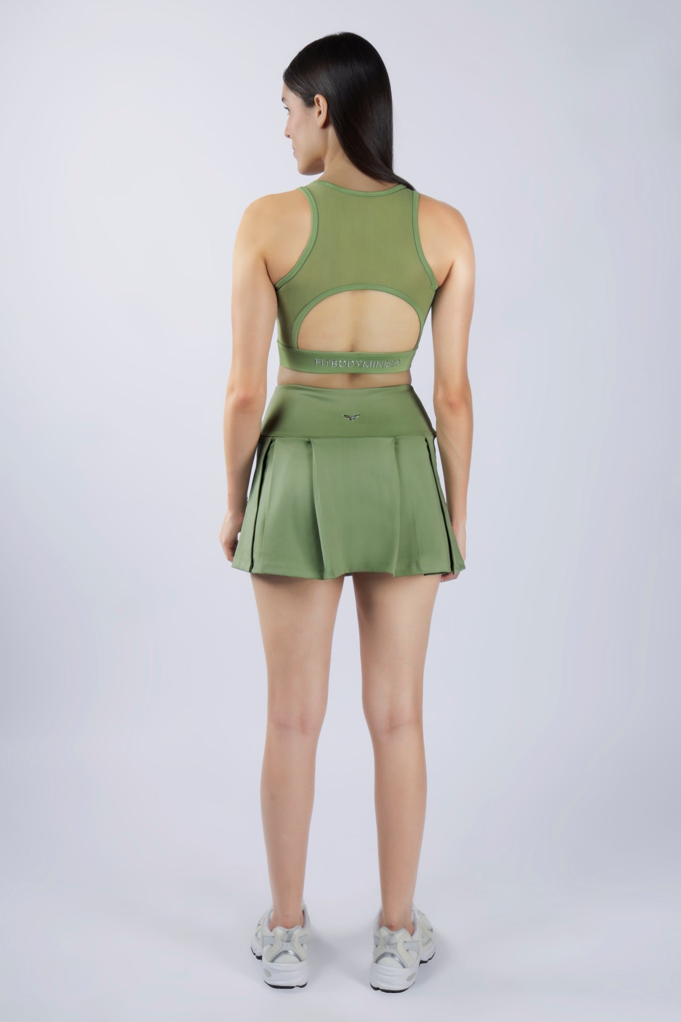 Premium High Waisted SKORT - Sage Green