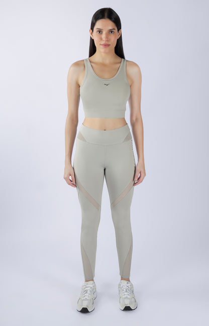 MESH ATTACK Leggings - Grey