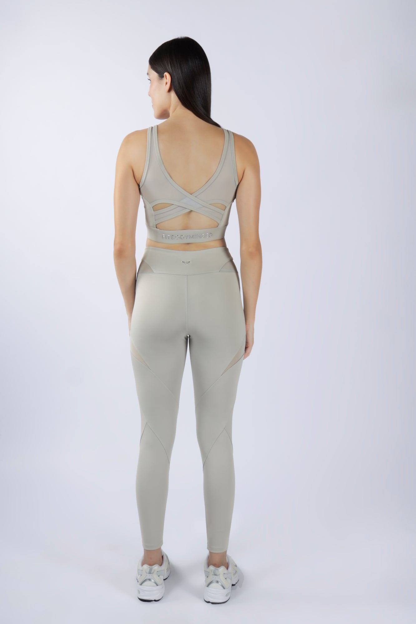 MESH ATTACK Leggings - Grey