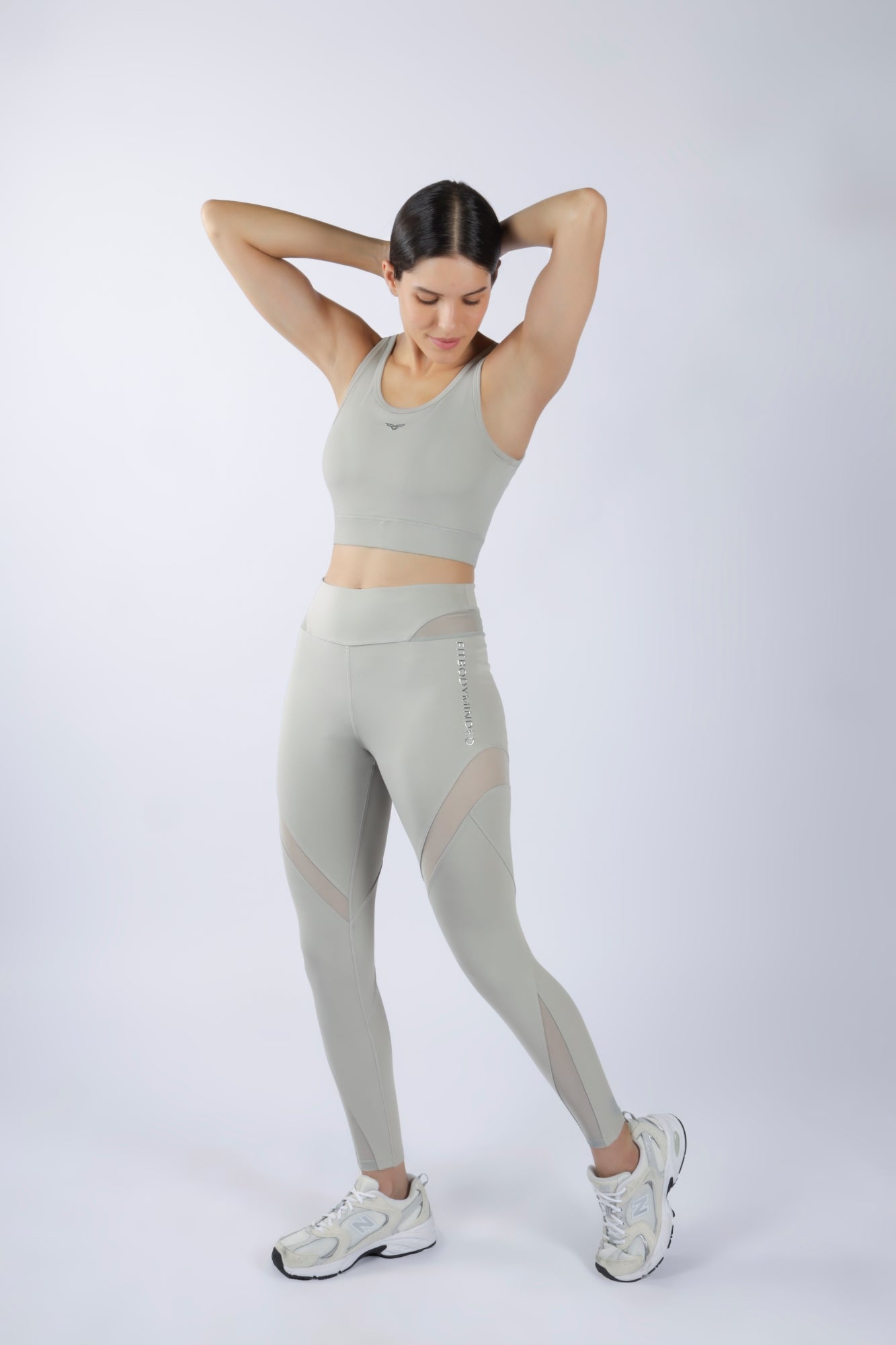 MESH ATTACK Leggings - Grey