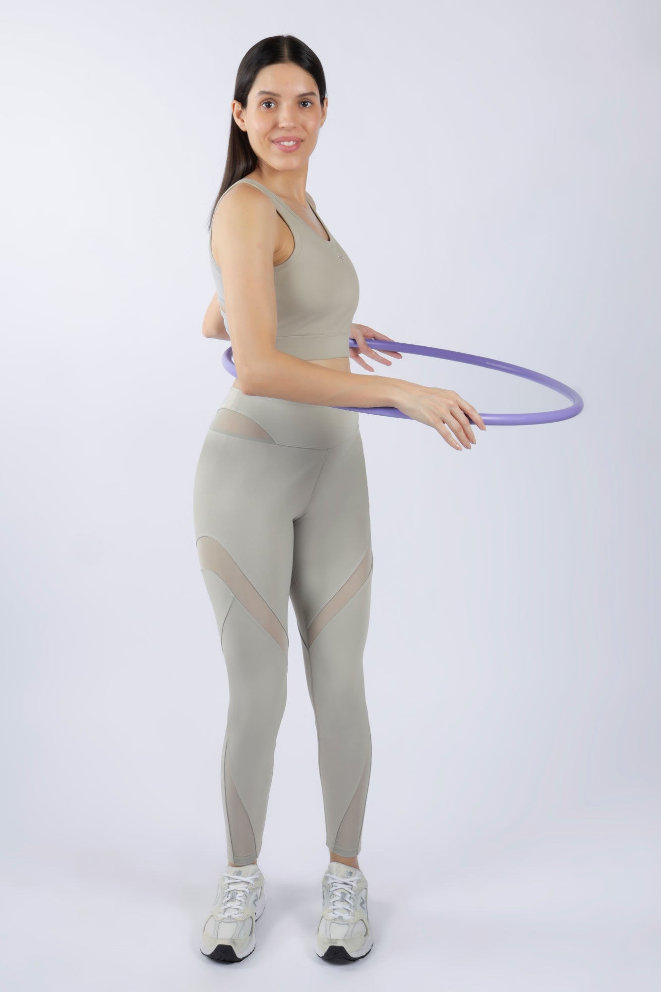 MESH ATTACK Leggings - Grey