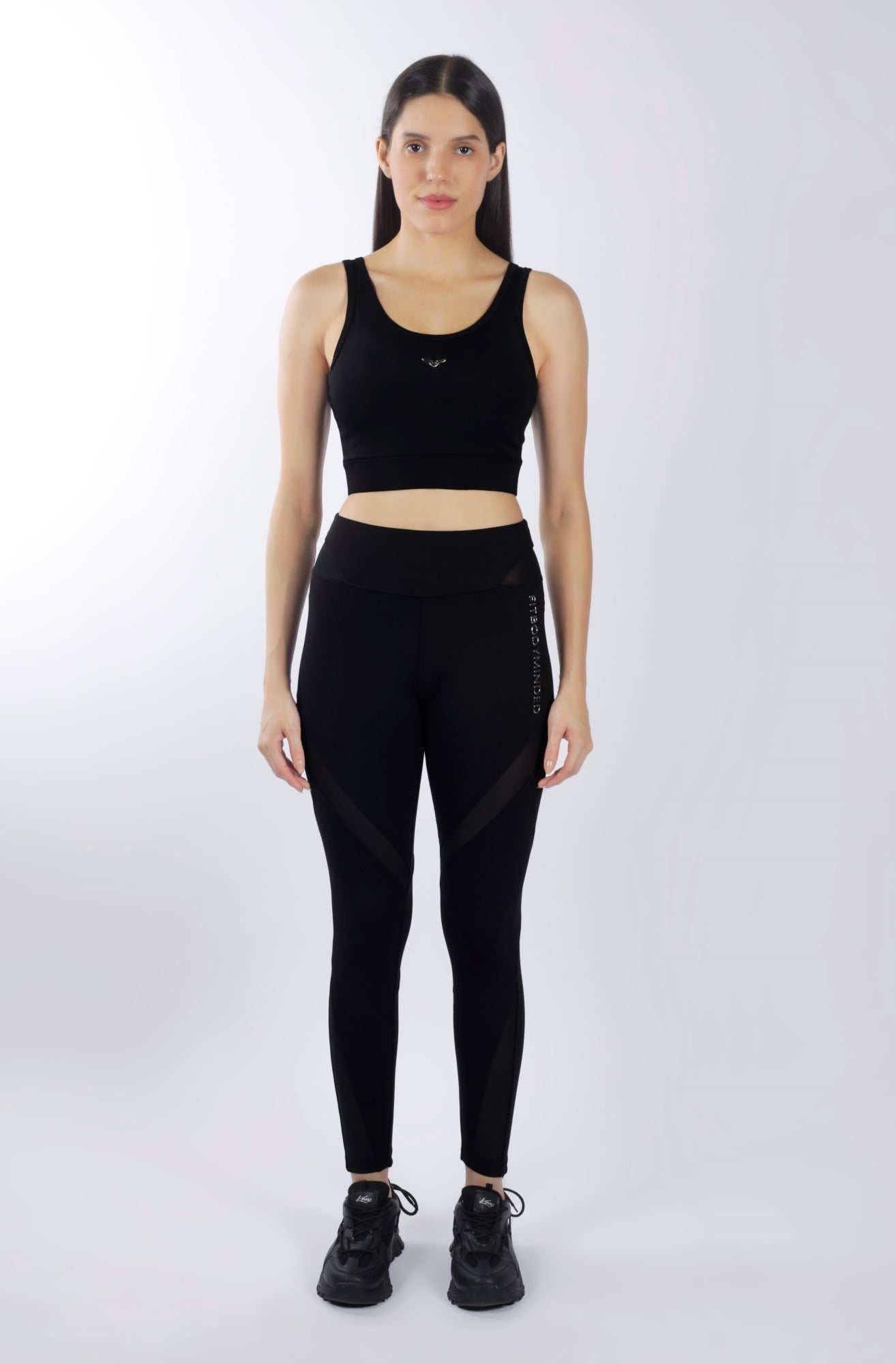 MESH ATTACK Leggings - Black