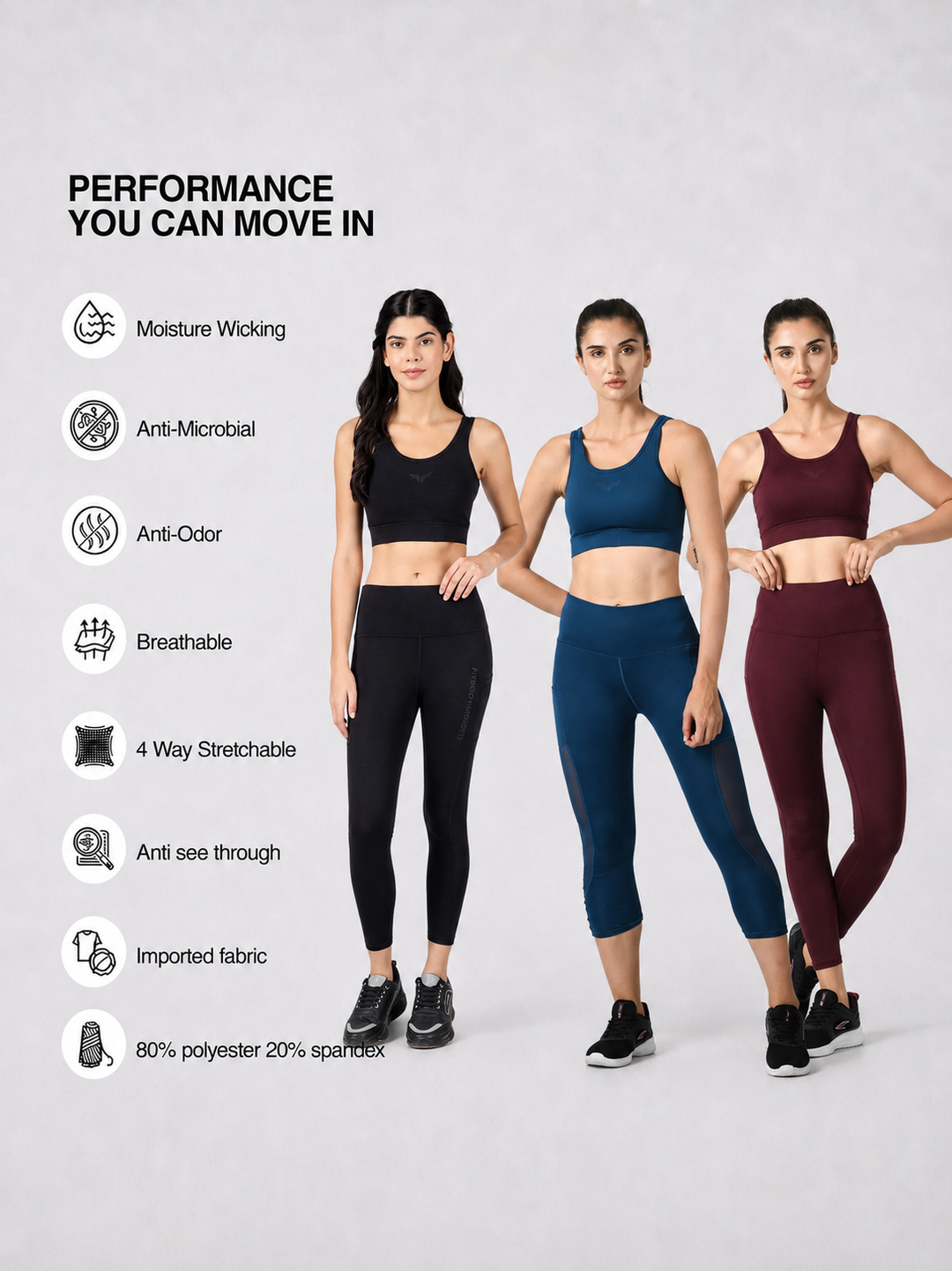 Girl On The Run Mesh Blue Leggings