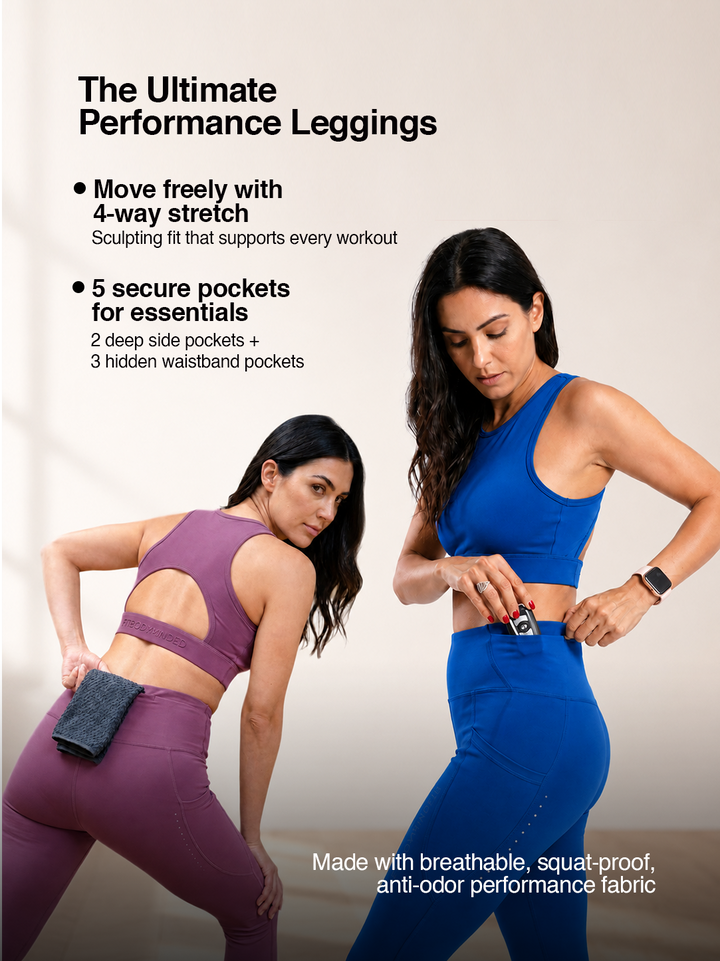 VelocityForm™ Performance Leggings - Bahama Blue