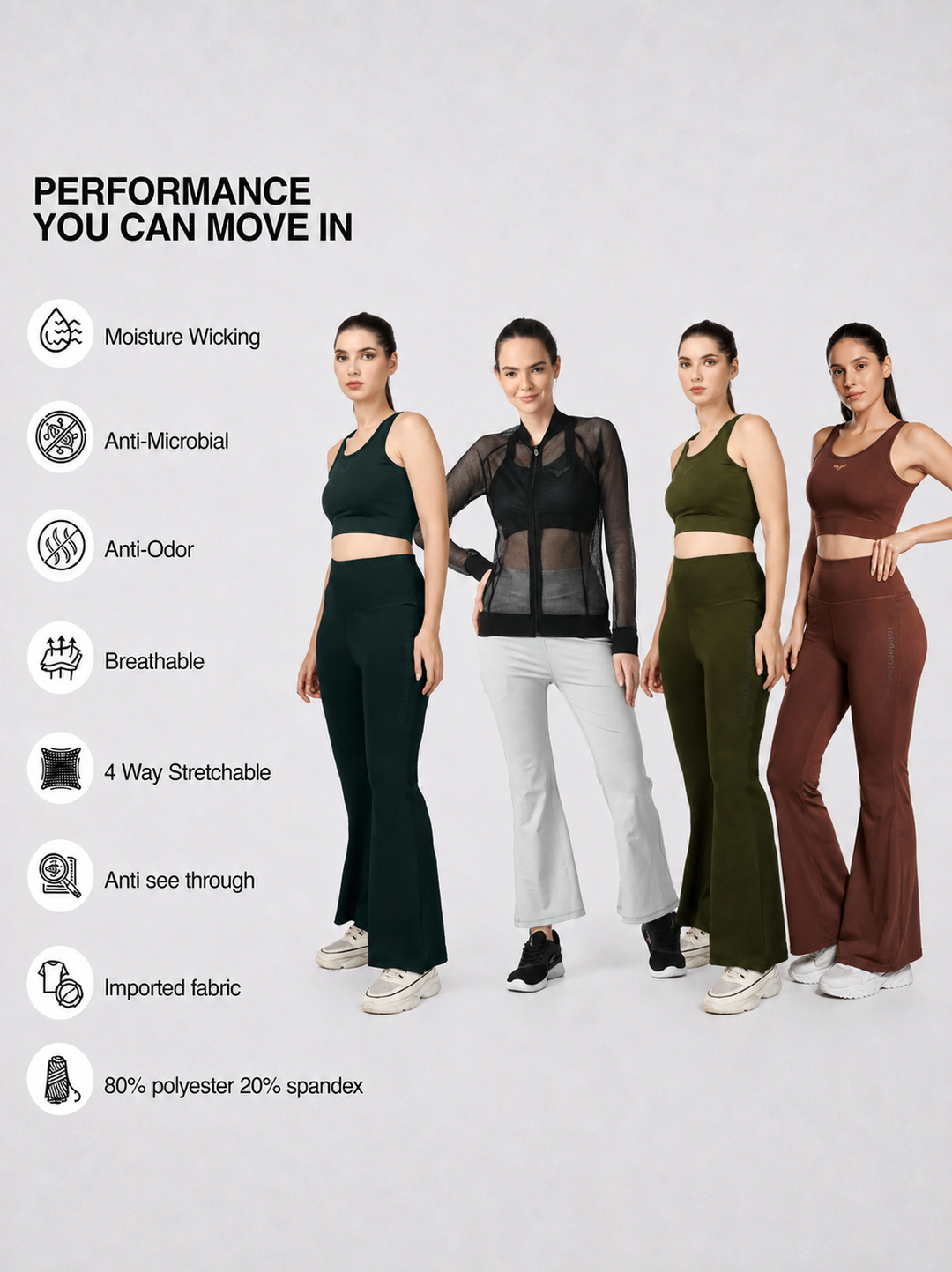 Your Flare Yoga Grey Pants
