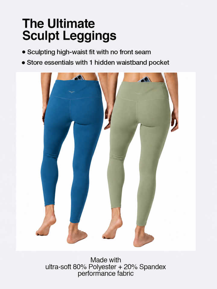 AuraFlex Sculpt Legging - Matcha