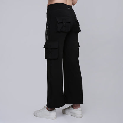 HYBRID CARGO PANTS - BLACK