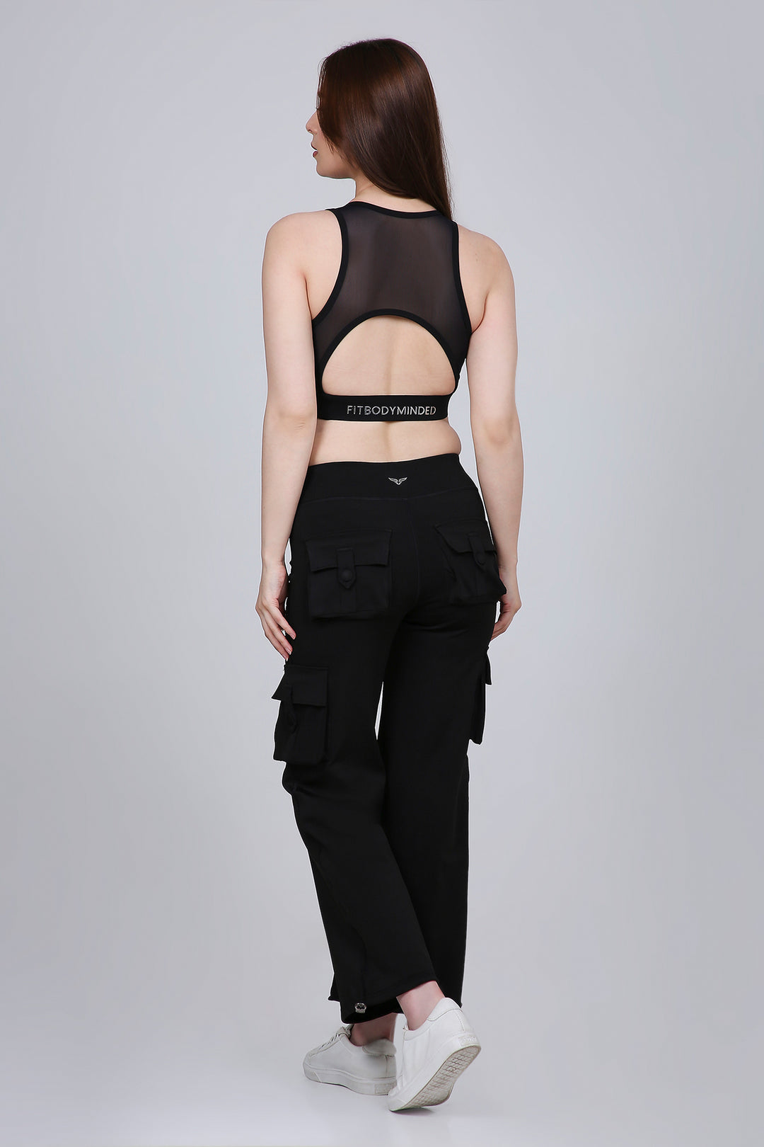 HYBRID CARGO PANTS - BLACK