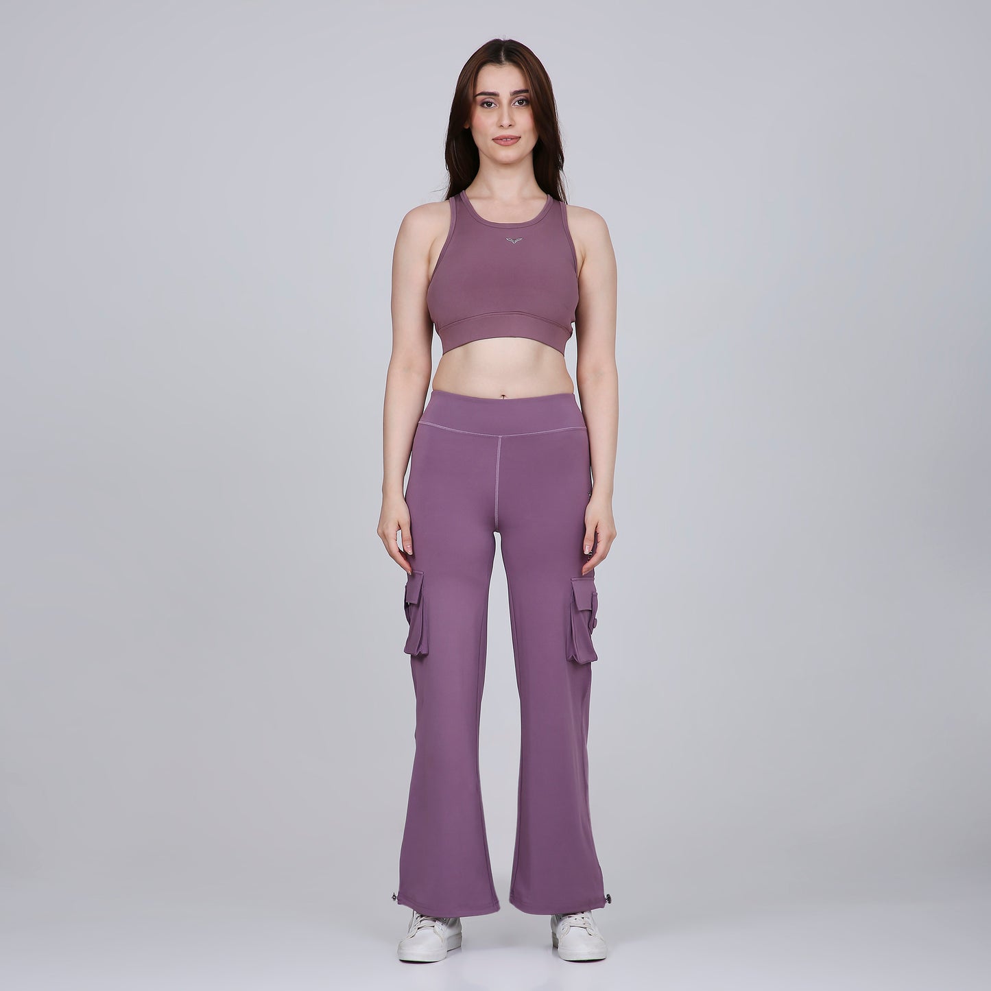 HYBRID CARGO PANTS - LAVENDER