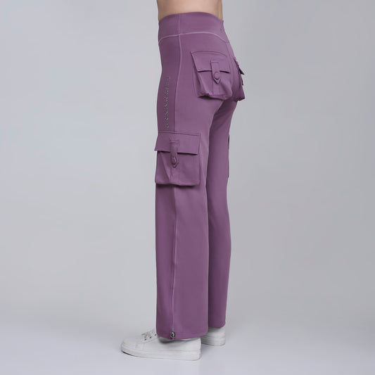HYBRID CARGO PANTS - LAVENDER