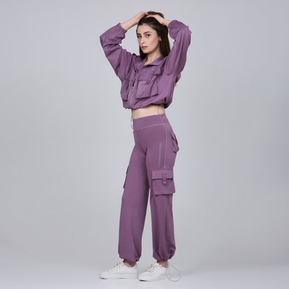 HYBRID CARGO JACKET - LAVENDER