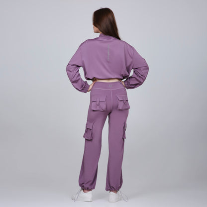 HYBRID CARGO JACKET - LAVENDER