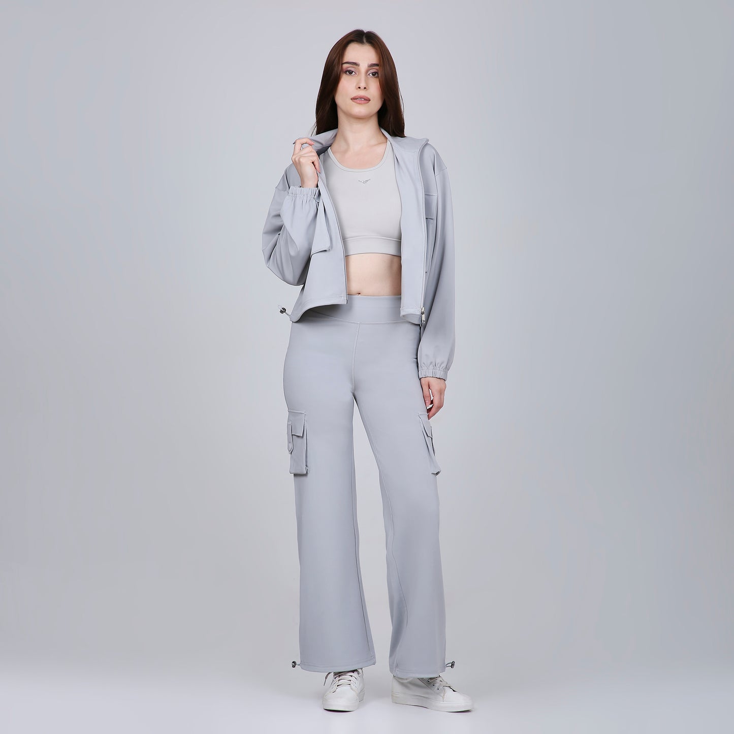 HYBRID CARGO PANTS - GREY