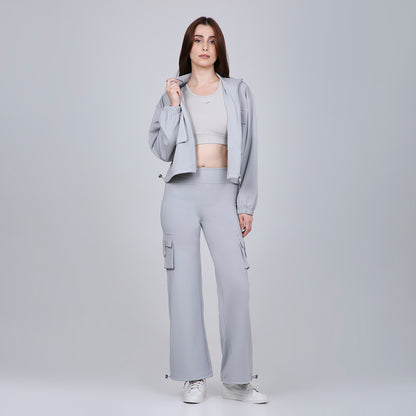 HYBRID CARGO PANTS - GREY