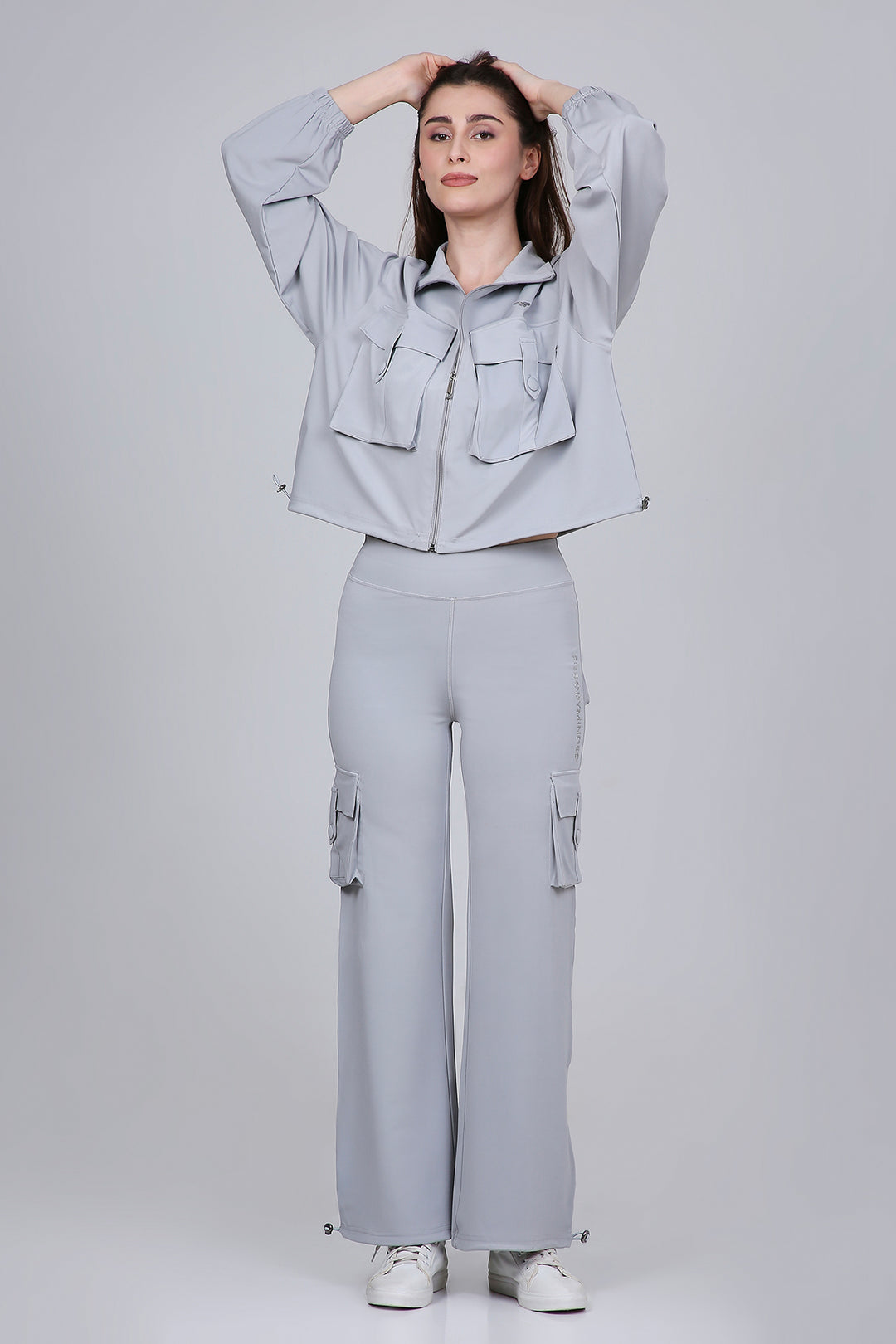 HYBRID CARGO PANTS - GREY