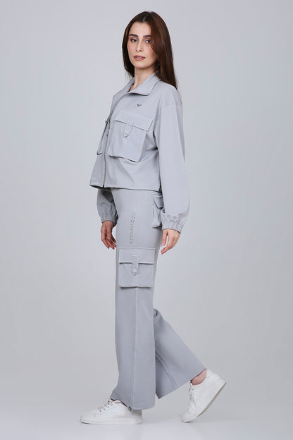 HYBRID CARGO PANTS - GREY