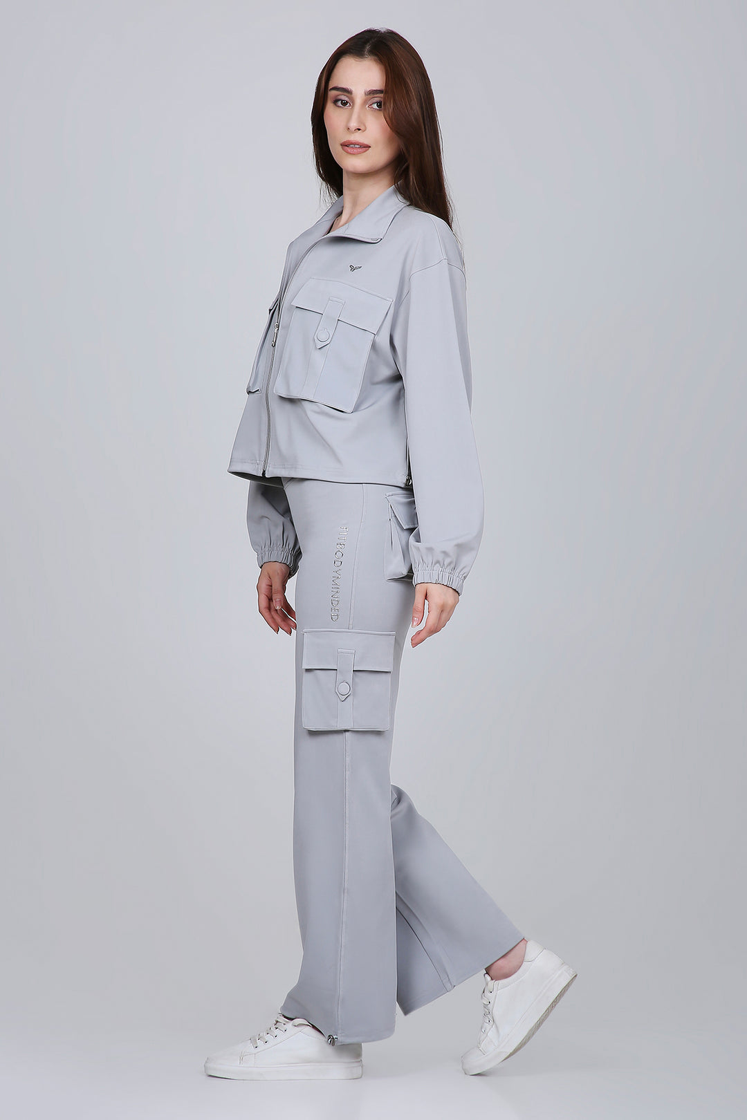 HYBRID CARGO JACKET - GREY