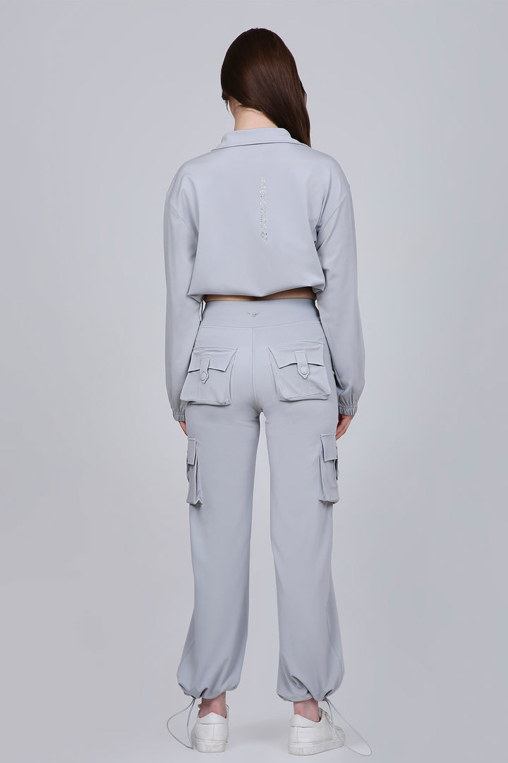 HYBRID CARGO JACKET - GREY