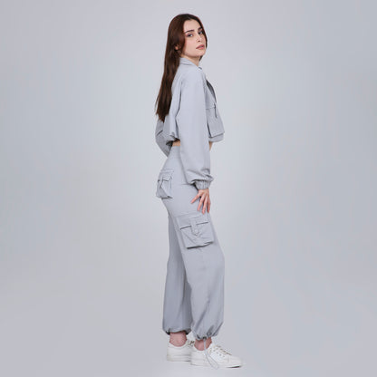 HYBRID CARGO PANTS - GREY
