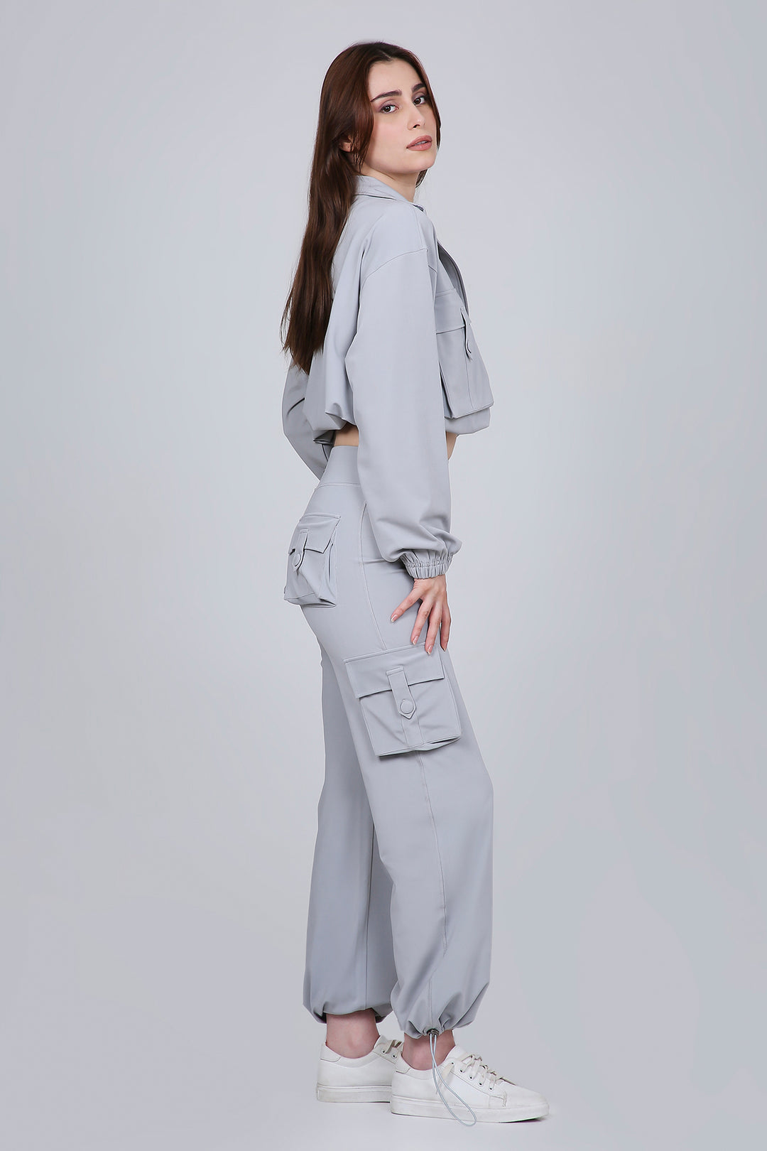 HYBRID CARGO PANTS - GREY