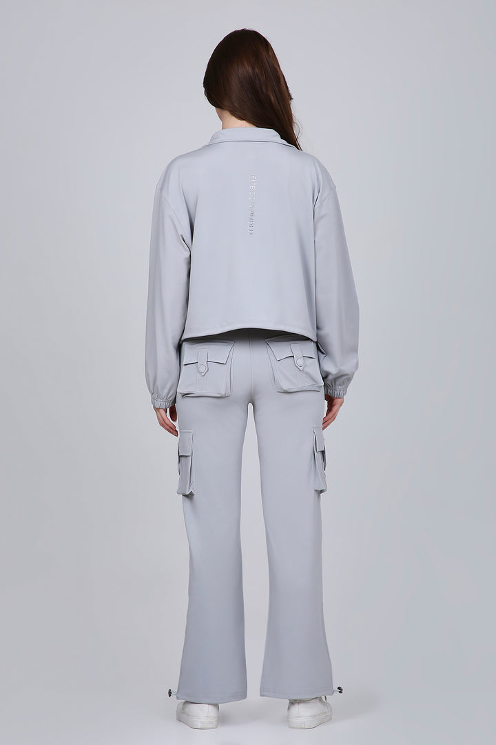 HYBRID CARGO JACKET - GREY