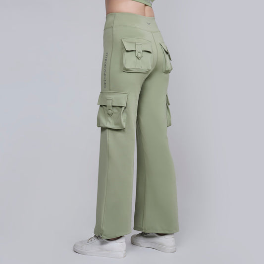 HYBRID CARGO PANTS - SAGE GREEN