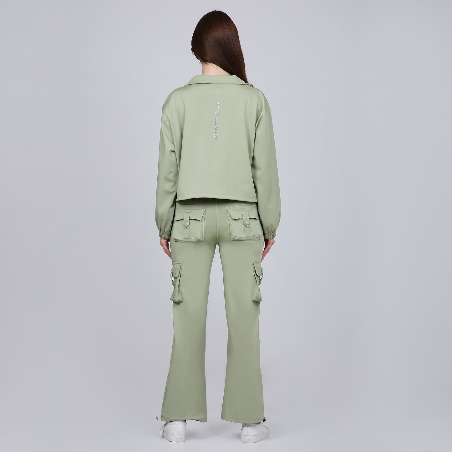 HYBRID CARGO JACKET - SAGE GREEN
