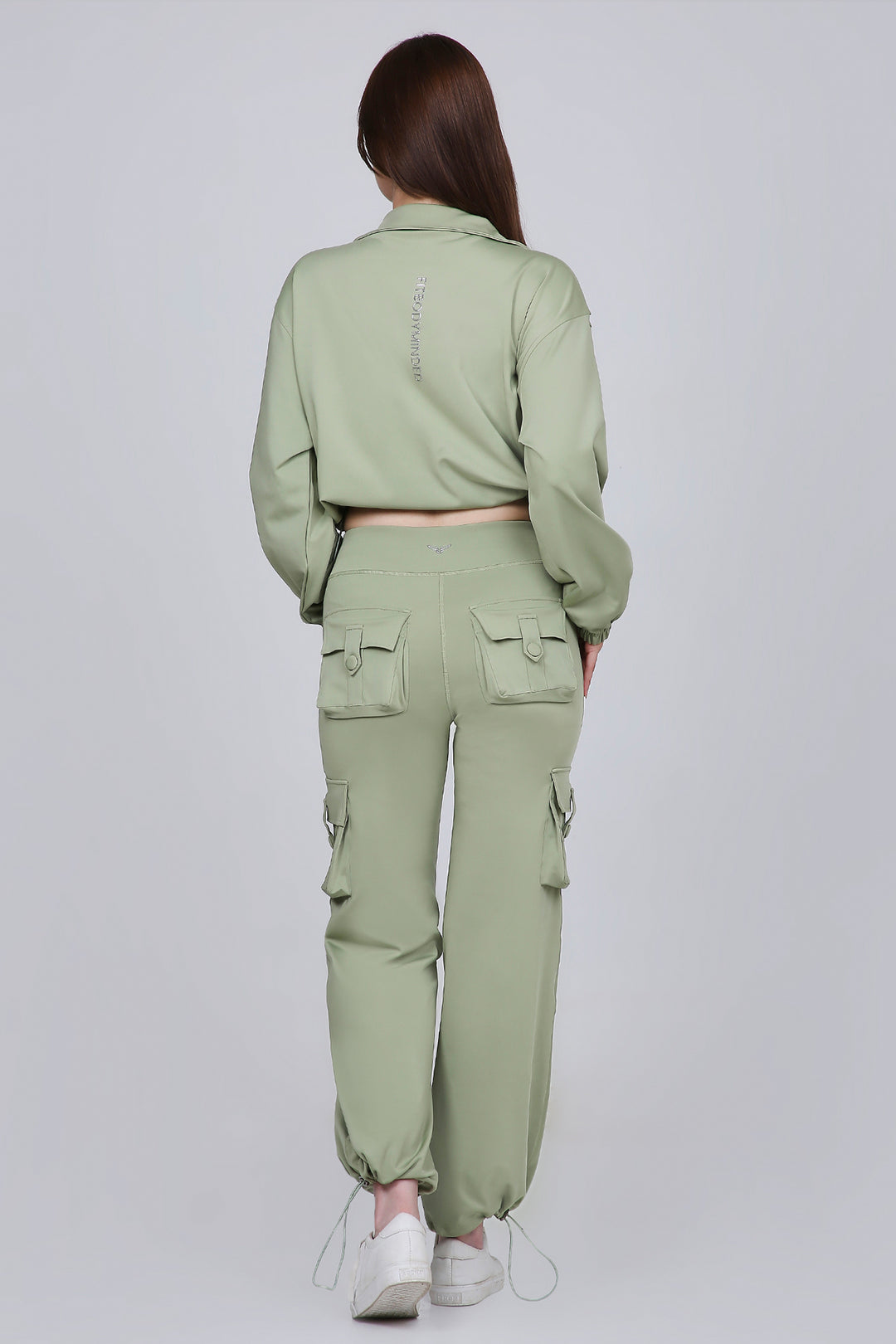 HYBRID CARGO PANTS - MATCHA