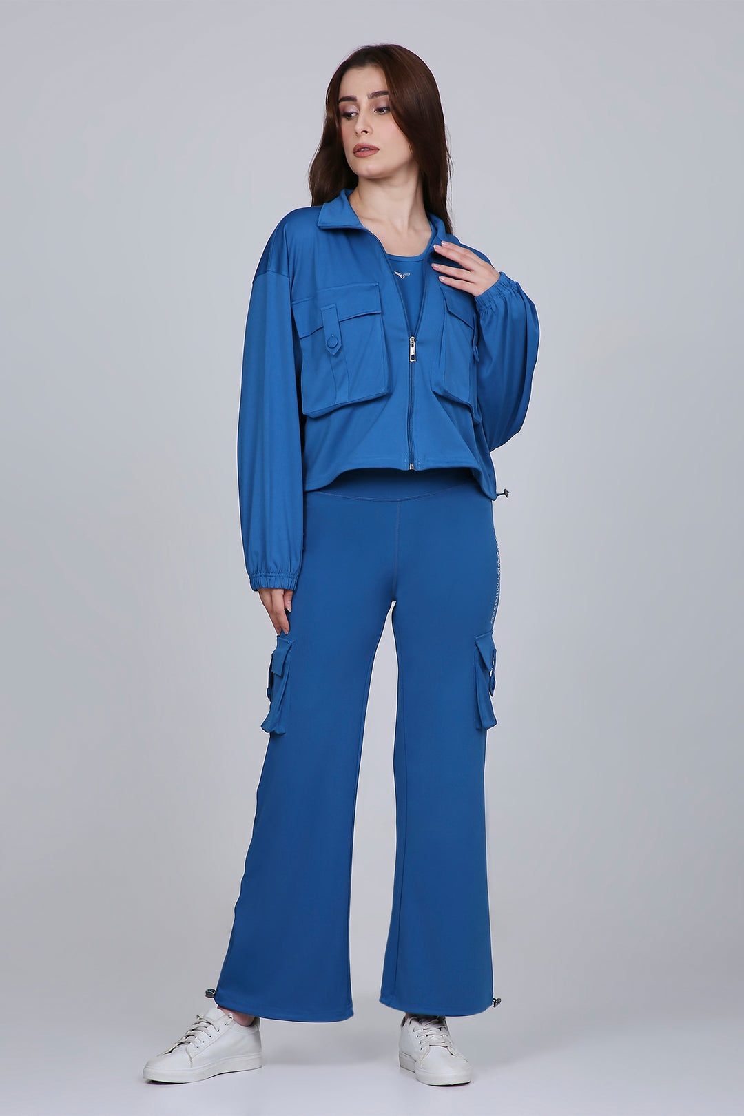 HYBRID CARGO JACKET - BAHAMA BLUE