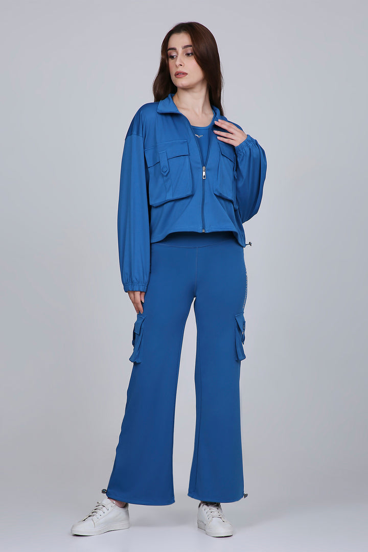 HYBRID CARGO JACKET - BAHAMA BLUE