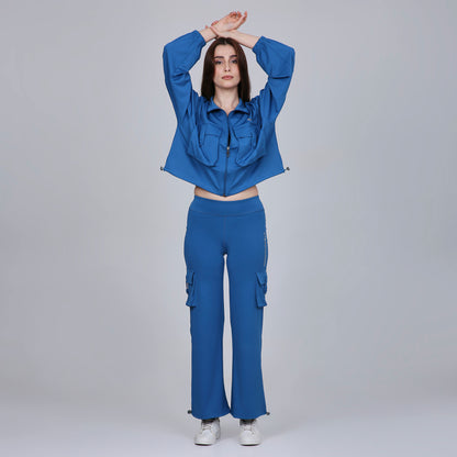 HYBRID CARGO JACKET - BAHAMA BLUE